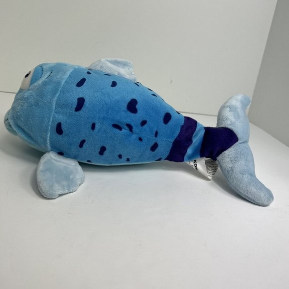Kohl’s Cares Plush Pout Pout Fish Stuffed Animal 12” Blue Ocean Sea Life 2008 - Picture 4 of 12